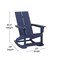 Flash Furniture Navy Modern Poly Resin Adirondack Rocking Chair JJ-C14709-NV-GG - alternate 8